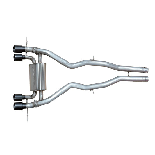 Aulitzky Exhaust | ECE Abgasanlage 3" (76mm) ab OPF mit Klappensteuerung | passend für BMW M2 (G87) S58