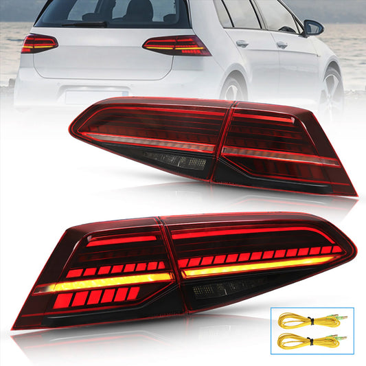 VLAND LED-Rückleuchten für Volkswagen Golf 7 MK7 MK7.5 2013–2019