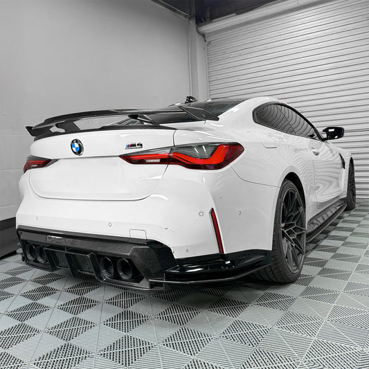 TNF+ V-Style rear diffuser carbon suitable for BMW (G80/G81/G82/G83)