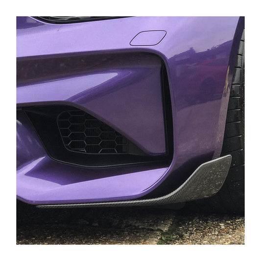 TNF+ front spoiler approach in prepreg carbon suitable for BMW (F87 N55/F87C S55)