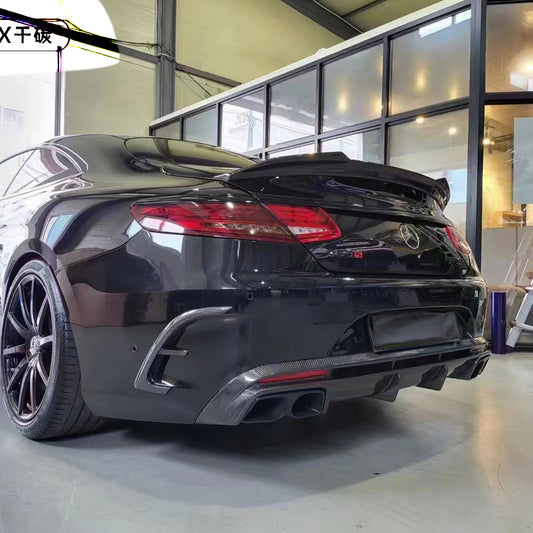 TNF+ Carbon V-Style Ducktail passend für Mercedes Benz S-Klasse (C217)