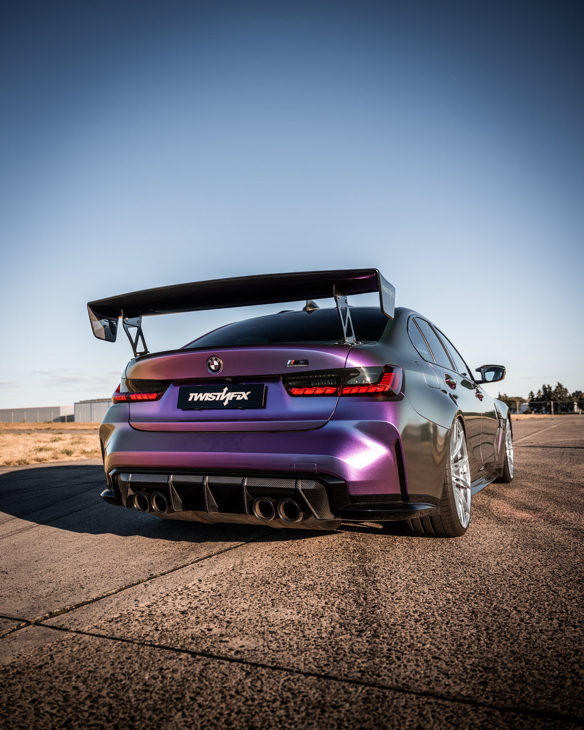 TNF+ Heckflügel im Rennsport Design passend für BMW M4 (G82)
