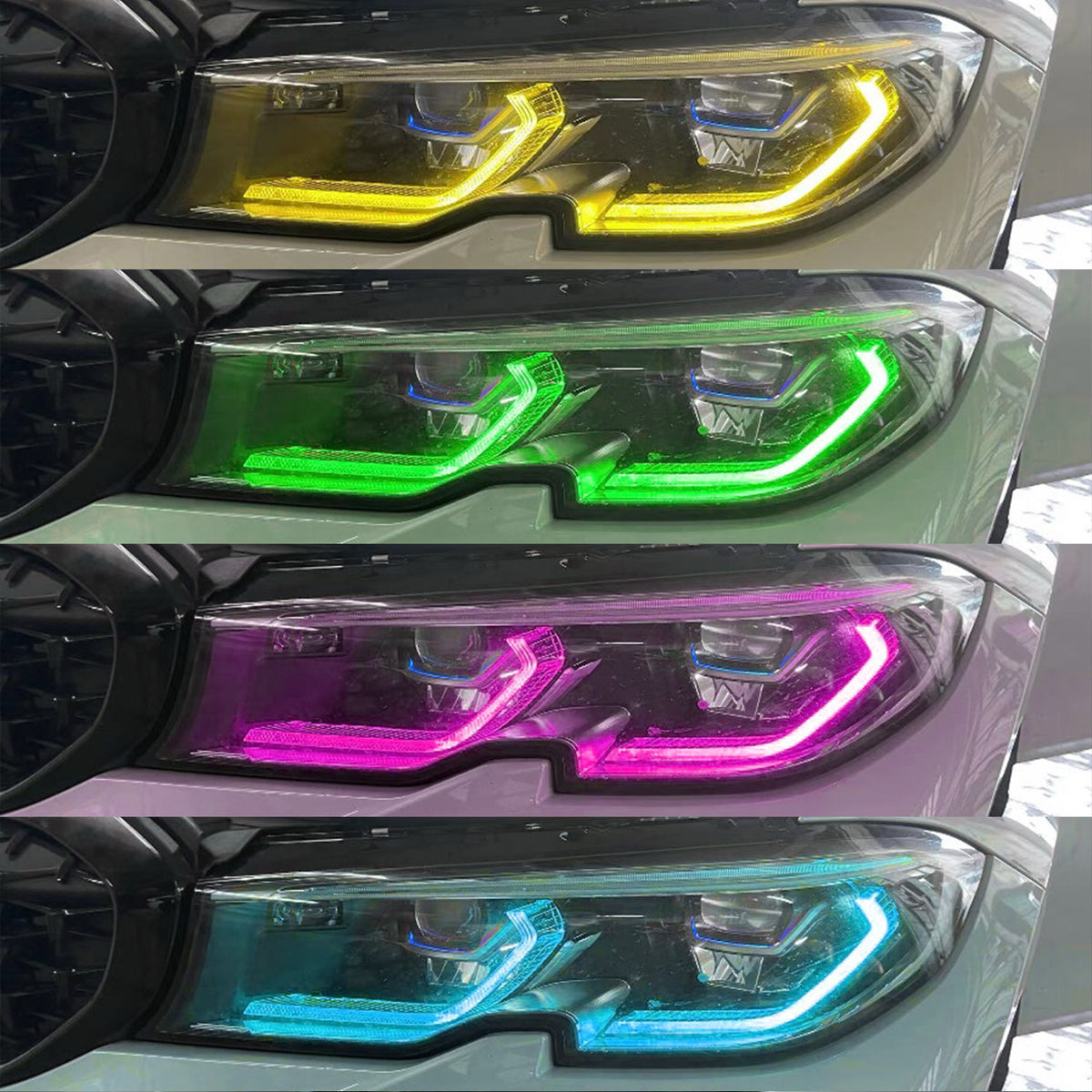 Headlight DRL module upgrade yellow suitable for F97 X3M F98 X4M G01