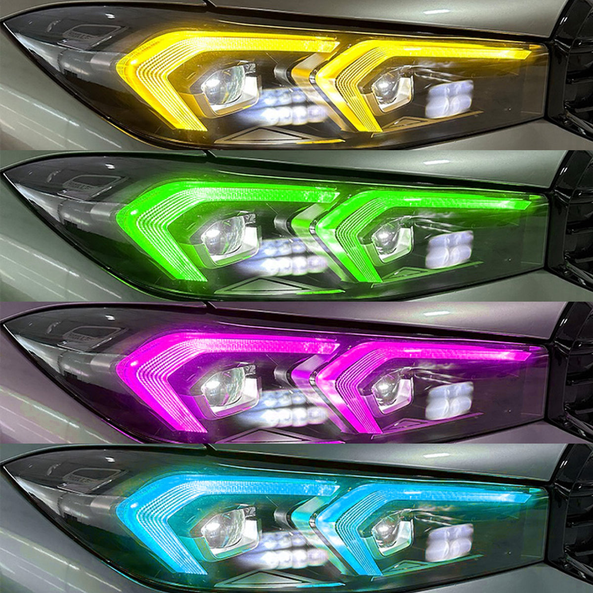 Headlight DRL module upgrade yellow suitable for F97 X3M F98 X4M G01