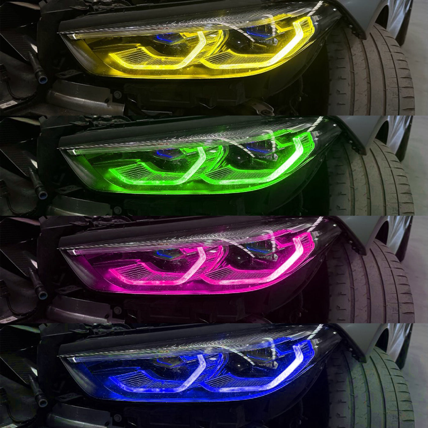 Headlight DRL module upgrade yellow suitable for F97 X3M F98 X4M G01
