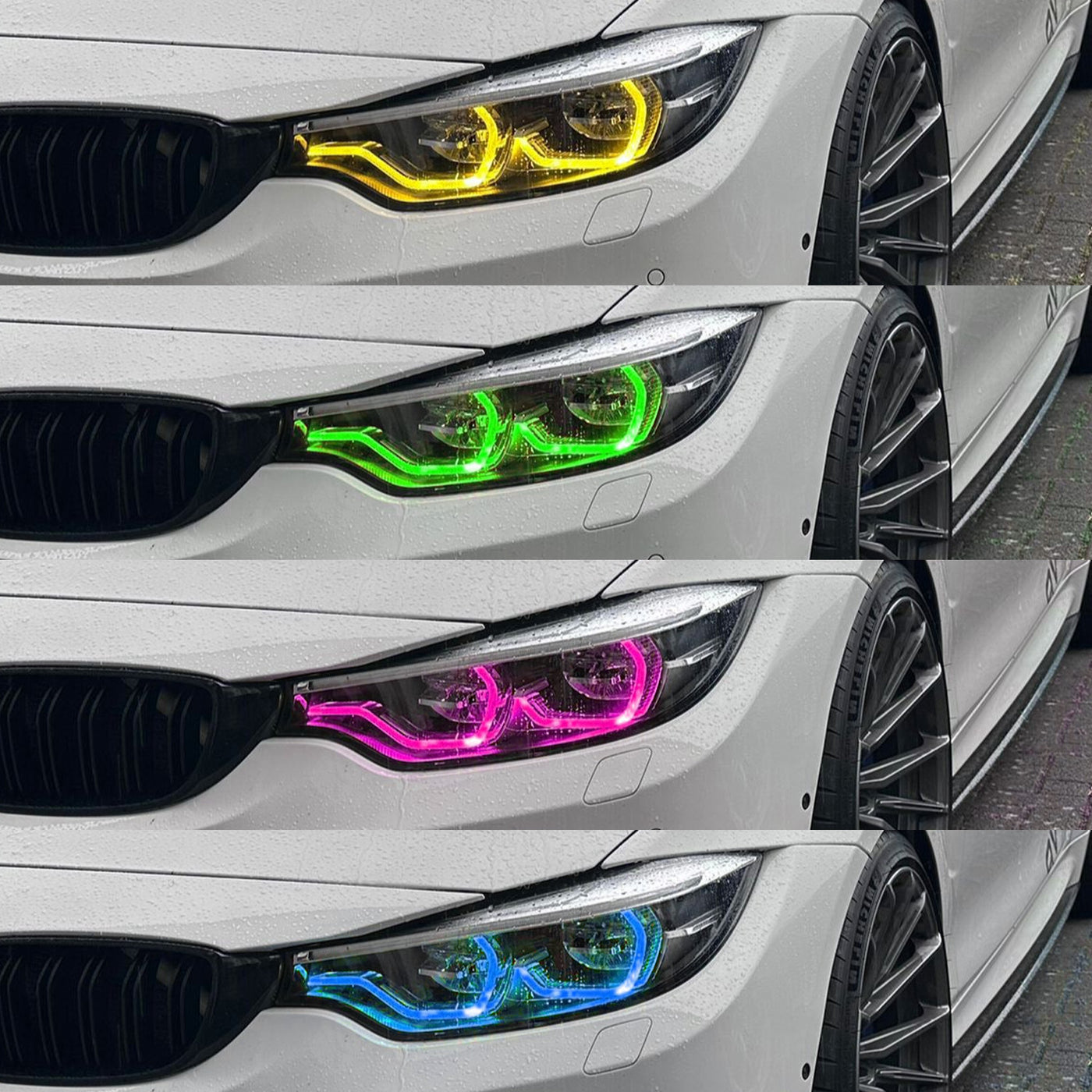 Headlight DRL module upgrade yellow suitable for F97 X3M F98 X4M G01