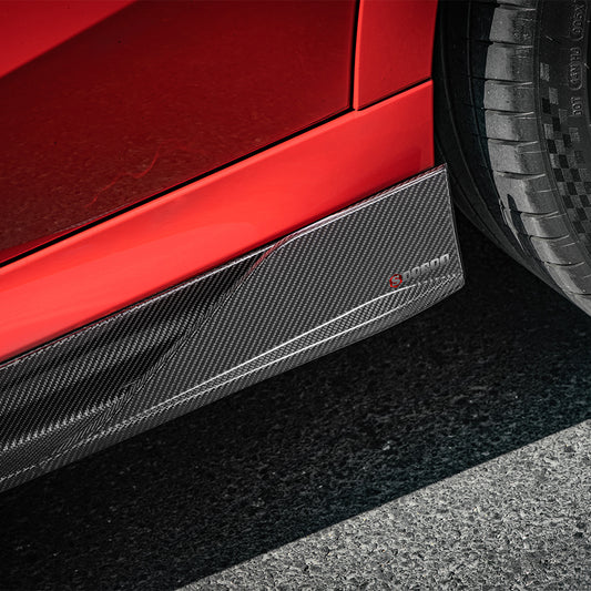 TNF+ SOOQOO Seitenschweller Carbon passend für BMW X6 (F96/F96 Facelift) X6 (G06/G06 Facelift)