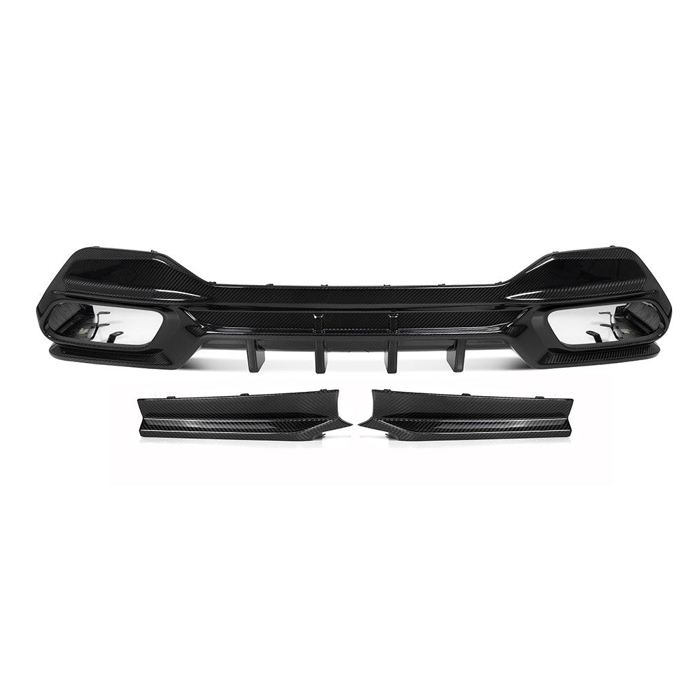 TNF+ SOOQOO Heckdiffusor Carbon passend für BMW 8er (G16)