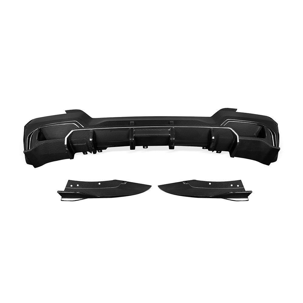 TNF+ SOOQOO Heckdiffusor Carbon passend für BMW iX3 (G08i) Facelift