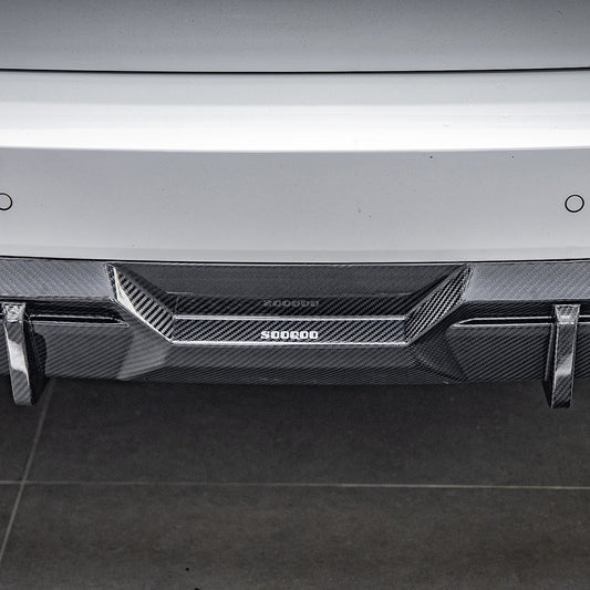 TNF+ SOOQOO Heckdiffusor Carbon passend für BMW X3 (G01) Facelift (nur für M40i)