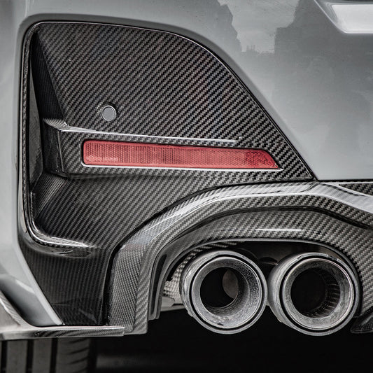 TNF+ SOOQOO Heckansatz Carbon passend für BMW 4er (G26/i4/G26 Gran Coupe)