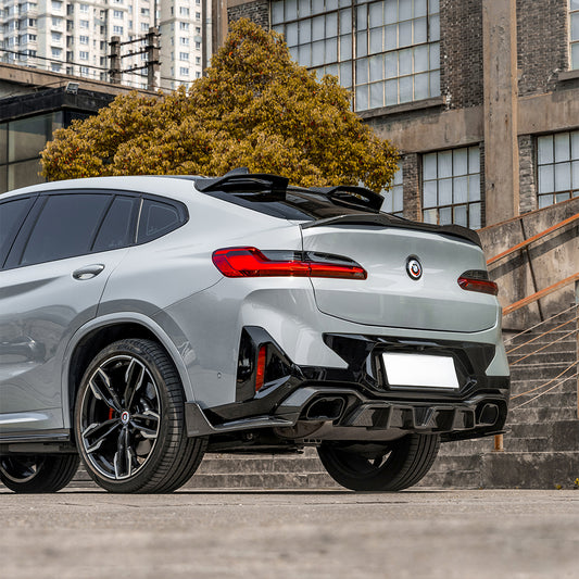 TNF+ SOOQOO Heckdiffusor ohne Licht Carbon passend für BMW X4M (F98) Facelift