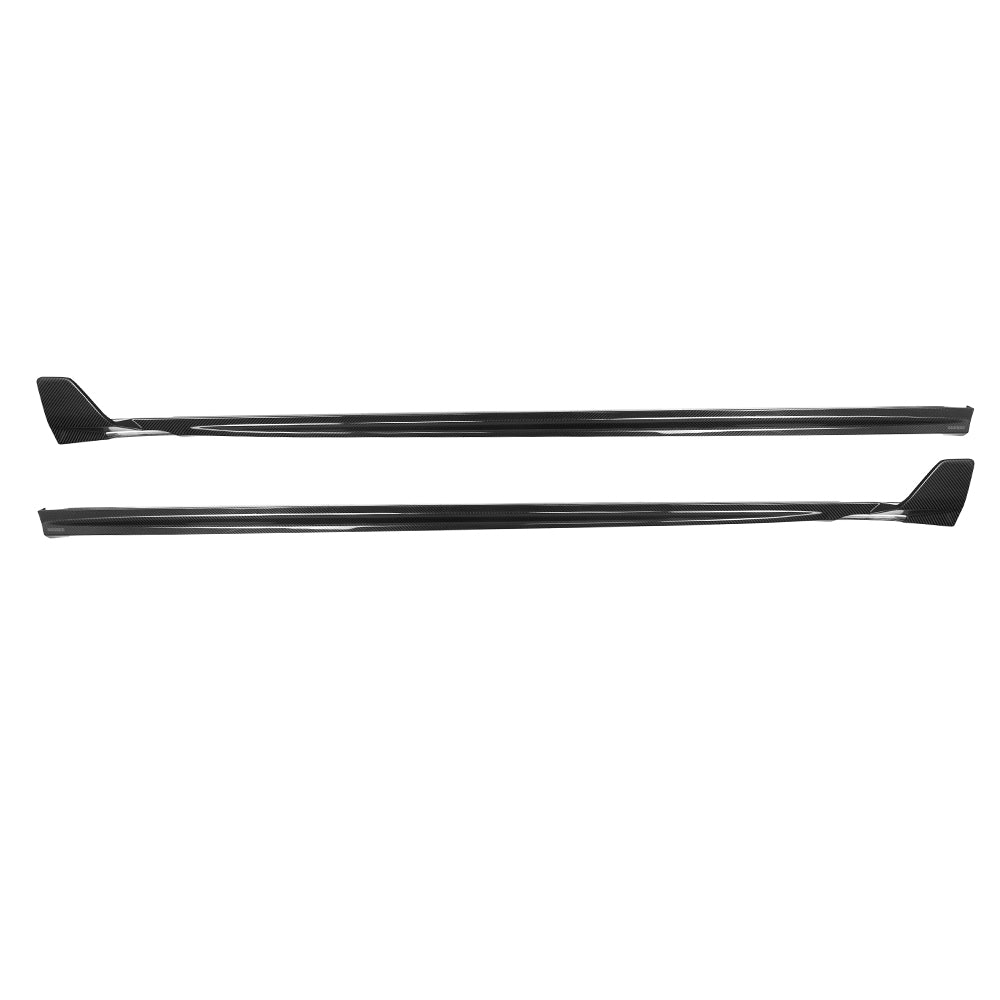 TNF+ SOOQOO Seitenschweller mit Flap Carbon passend für BMW iX3 (G08) X3 (G01 Facelift) X4 (G02/G02 Facelift) X3 M (F97/F97 Facelift) X4 M (F98/F98 Facelift)