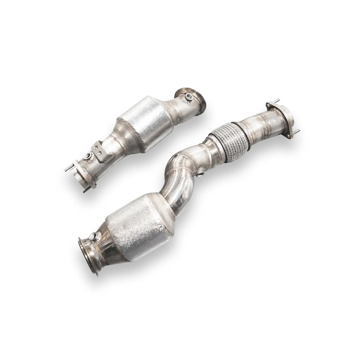 Aulitzky Exhaust | ECE Downpipe mit Sport-Kat | passend für BMW M2/M3/M4 inkl. Competition/CS/CSL (G80/G81/G82/G83/G87) S58