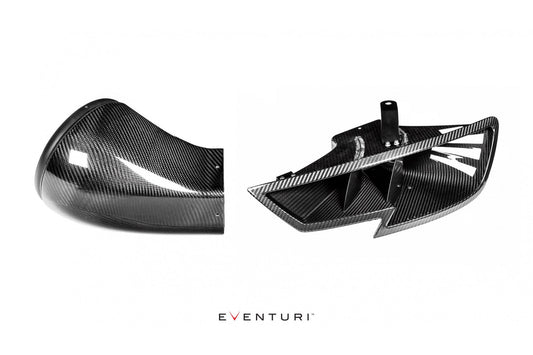 Eventuri headlight inlet Racelamp Duct for Stage3 RS3 8V Eventuri