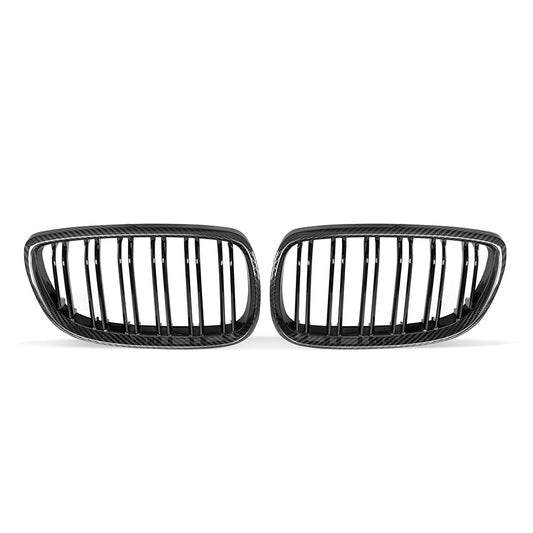 TNF+ Doppellamellen Frontgrill Carbon passend für BMW 3er M3 (E92/E93) LCI