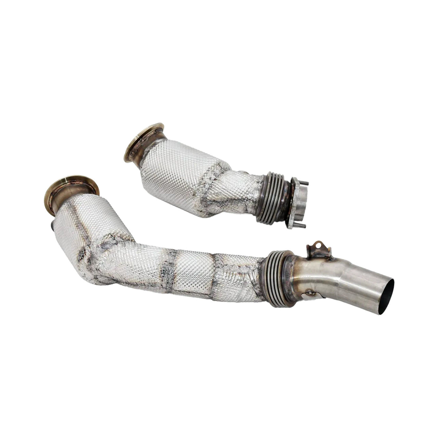 Aulitzky Exhaust | ECE Downpipe mit Sport-Kat | passend für BMW M2 Competition/CS (F87) S55