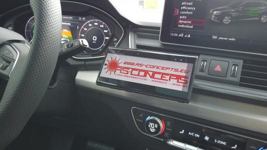 Mobile phone holder suitable for Audi Q5 FY from 2017 Made in GERMANY