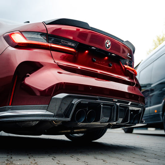 TNF+ SOOQOO Heckdiffusor Set Carbon passend für BMW M3 (G80/G81)