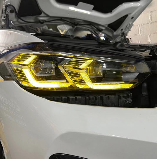 TNF DRL Tagfahrlichter Module gelb weiß switch passend für BMW X3 (G01) X3M (F97) X4 (G02) X4M (F98)